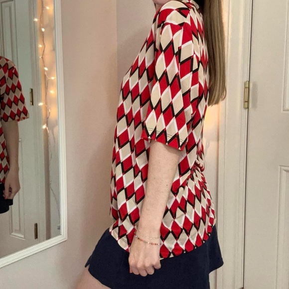 Patterned Blouse - Picture 8 of 9